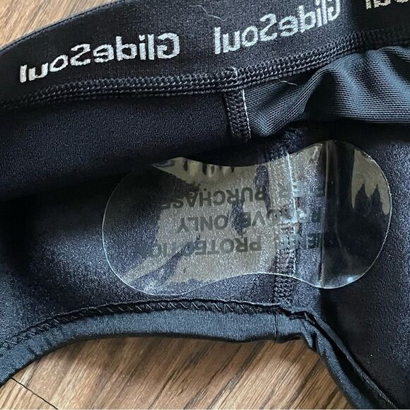 NWT GlideSoul Leopard Print Neoprene Bikini Set Black White Gray Size Small - Picture 5 of 10